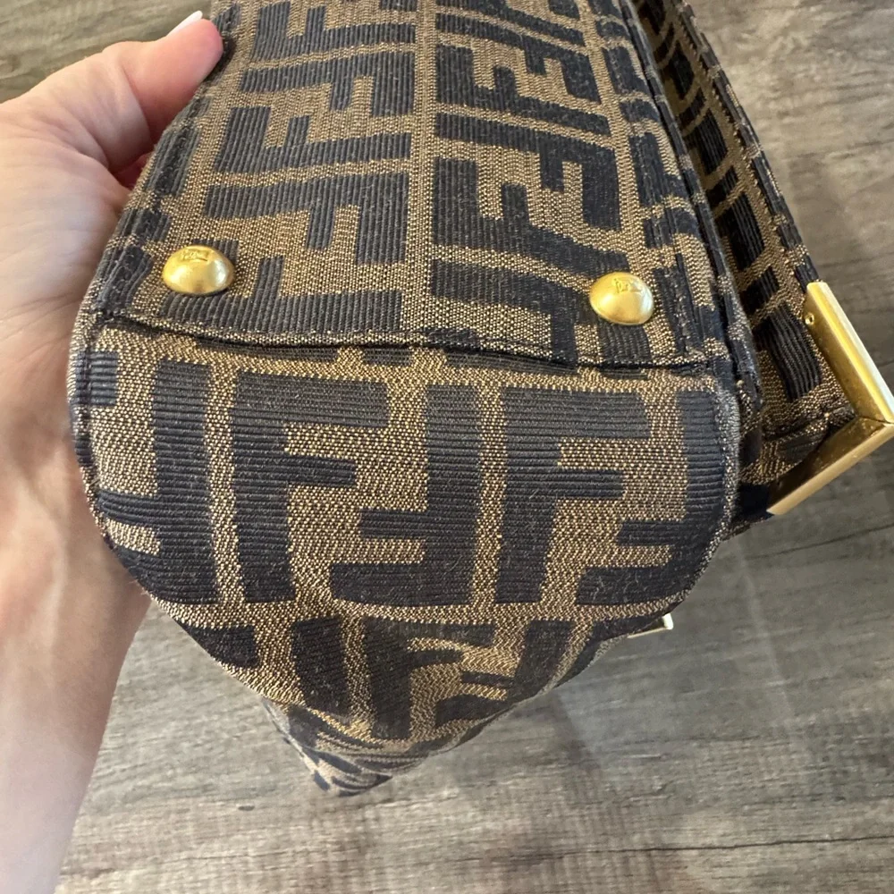 Authentic Fendi Zucca Classico No. 3 Bag